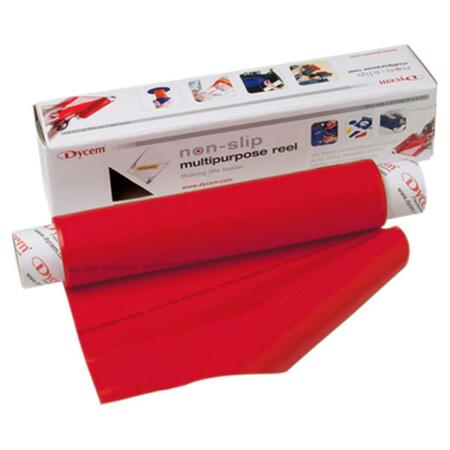 FABRICATION ENTERPRISES 8 In. X 5.5 Yards Dycem Non-Slip Material Roll, Red 50-1518R